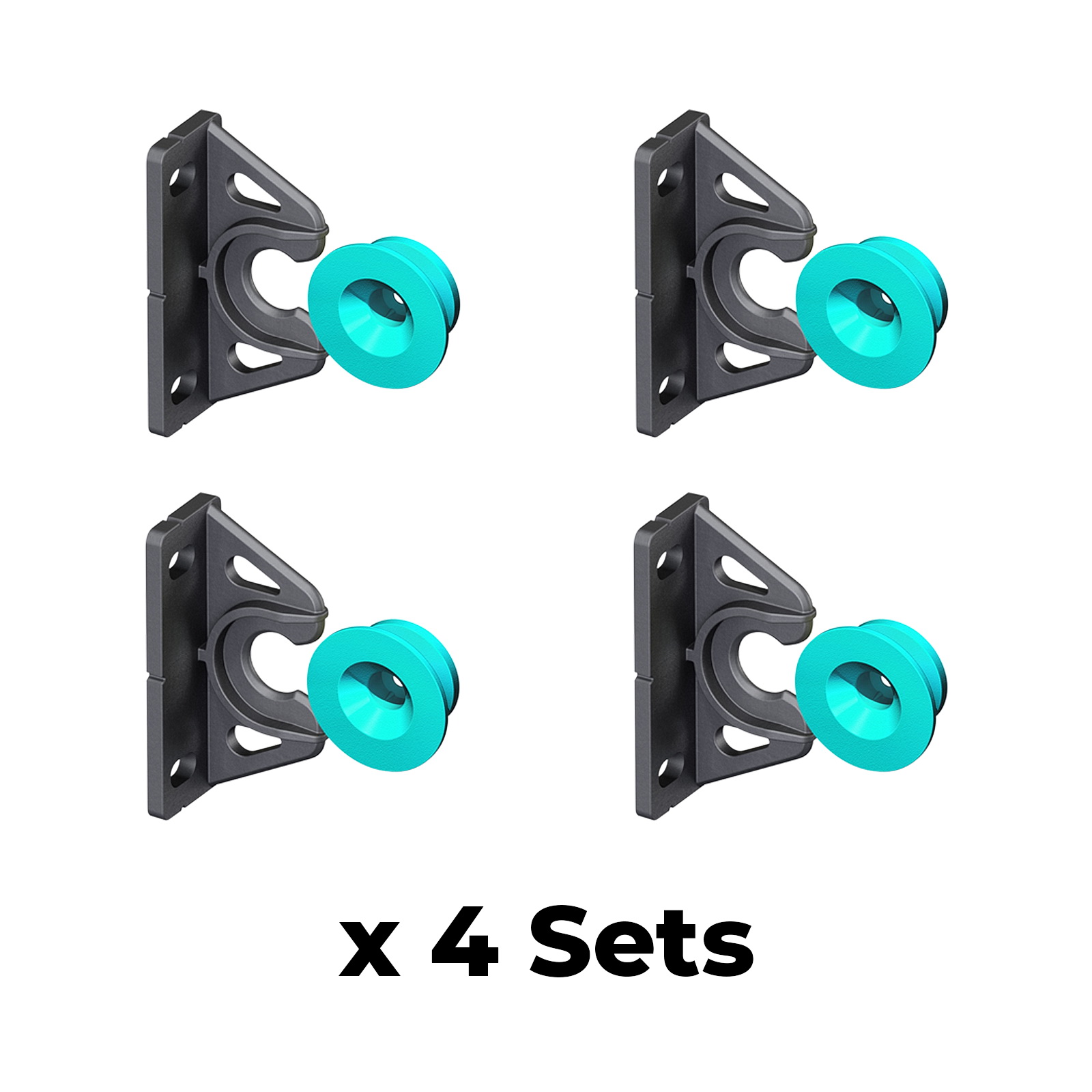 Button Fix Type 2 Bracket Marker Connecting 90º Degree Panels with New Upgraded Button x4