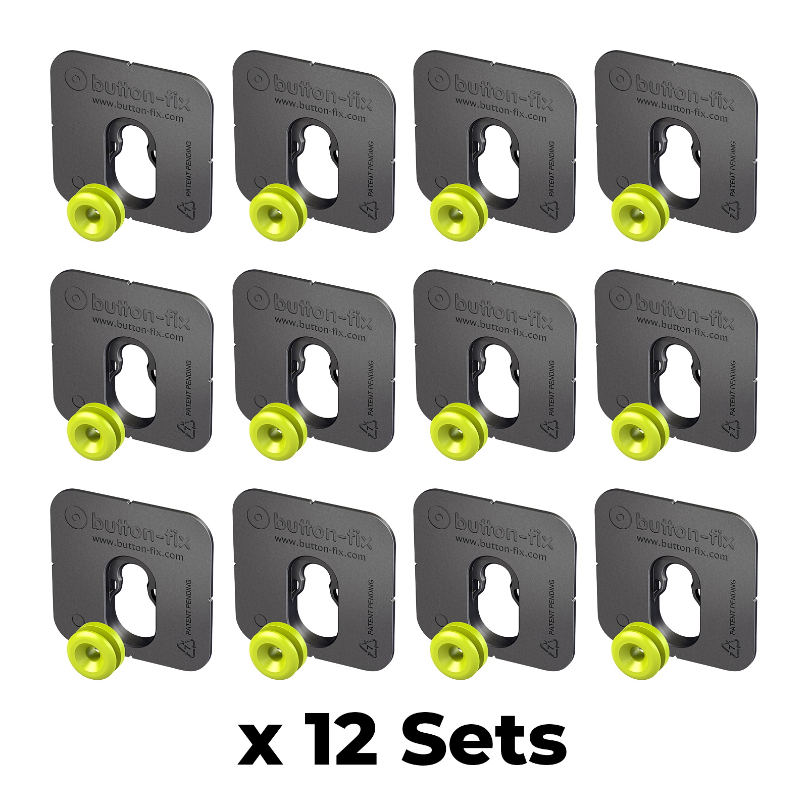 Button Fix Type 1 Bonded Bracket Marker Guide Kit Connecting 90º Degree Panels Quality x12