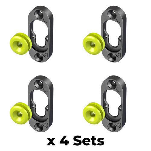Button Fix Type 1 Flush Bracket Marker Guide Kit Connecting 90º Degree Panels x4