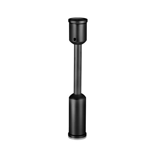 Ceiling to Floor Kit, Black Matt Anodized, For 3/8'' Diameter Rod ROD310A (M6 Reverse Thread)  (Sold without Rod)