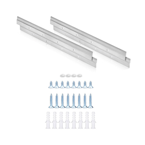 18'' Aluminum French Cleat, Interlocking Wall Mounting Bracket Hanger