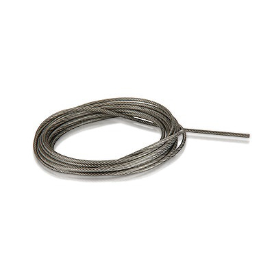 Stainless Steel Cable 1/16'' (7x7) x 9' 10'' Maximum weight supported: 55 lbs (25 kg)