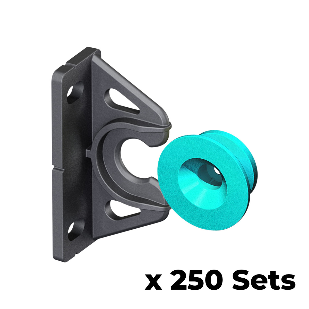 Button Fix Type 2 Bracket Marker Connecting 90º Degree Panels with New Upgraded Button x250