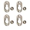 Button Fix Type 1 Metal Fix Bracket Fixing with Stainless Steel Retaining Spring for Fire Retardant Panels, Marine Interiors, Vibration & Shock Tested x4