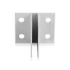 Sooper Center Bracket for Solid Sign Substrate Mounting - for 1/4'' Material - White Powder Coated Aluminum (1 ea.)