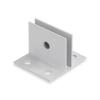 Sooper Center Bracket for Solid Sign Substrate Mounting - for 1/4'' Material - White Powder Coated Aluminum (1 ea.)