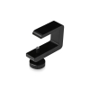 ''Set of 2,  Clamp, Aluminum Matte black Anodized Finish, to Accommodate 1'' to 1-1/8'' Counters. Hold up to 1/4'' material thickness M6 Set screw need 3mm Allen Wrench''