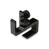 ''Set of 2,  Clamp, Aluminum Matte black Anodized Finish, to Accommodate 1'' to 1-1/8'' Counters. Hold up to 1/4'' material thickness M6 Set screw need 3mm Allen Wrench''