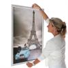 Aluminum Front Load Easy Snap Wall Poster Frame, Silver, 1.25'' profile,  30''x40''