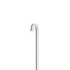Square Rod 48'' with the end bended ''P'',  Aluminum Natural Finish